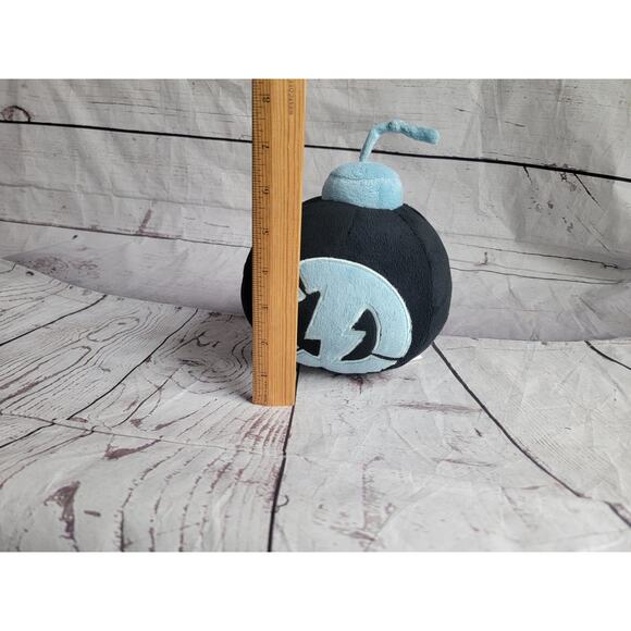 Nitro Circus Live Plush Stuffed Black Bomb Lightning Bolt Design 7in - Picture 6 of 6